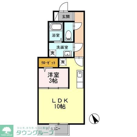 シーゲート八王子の物件間取画像